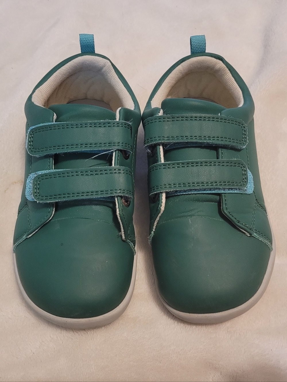 Size 12.5 Green Ten Little Shoes With Velcro